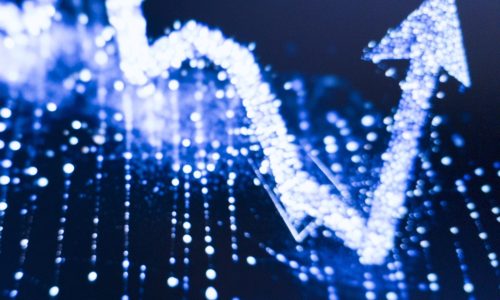 abstract-blue-light-bokeh-depicting-upward-trending-graph-showing-growth-progress